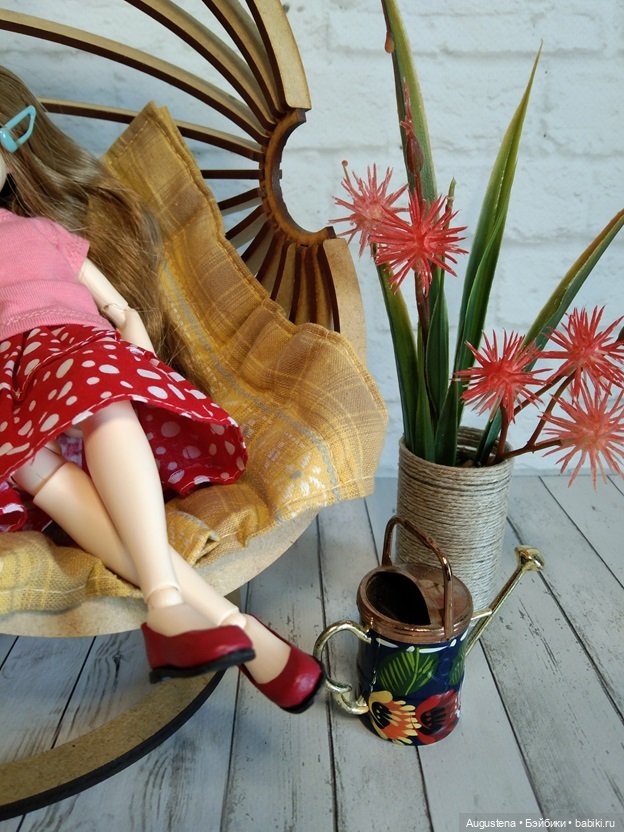 Красная тапочка | Бэйбики Красная тапочка — Одежда и обувь для кукол своими руками: фото (фото 2)
