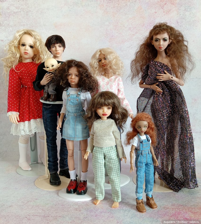 Моя BJD команда — Коллекции кукол BJD (БЖД): фото витрин (фото 9)