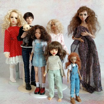 Моя BJD команда