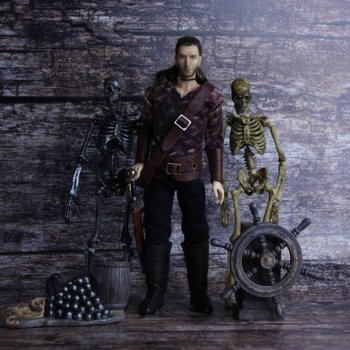 Мои пираты сегодня на борту " Летучего голландца"