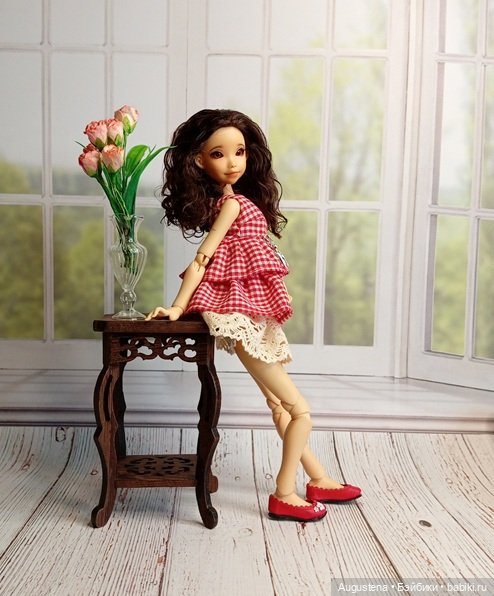 Красное для Рейры — Одежда и обувь для кукол своими руками: фото (фото 3)