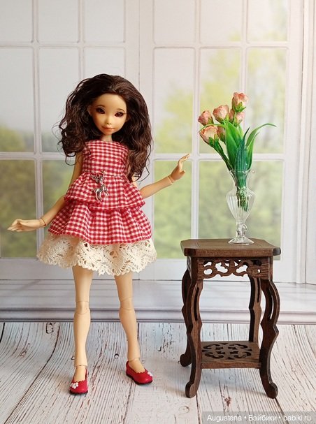 Красное для Рейры — Одежда и обувь для кукол своими руками: фото (фото 5)