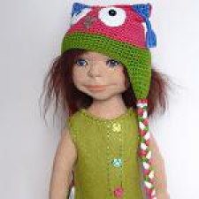 Куклы из шерсти. Девочка Николь