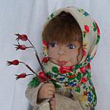 Куклы из шерсти. Дария. В зимний лес за огоньками