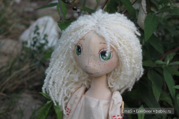 Ярина, пробные фото. Кукла из ткани (фото 4)