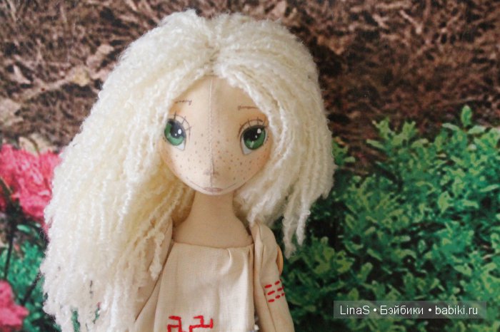 Ярина, пробные фото. Кукла из ткани (фото 5)