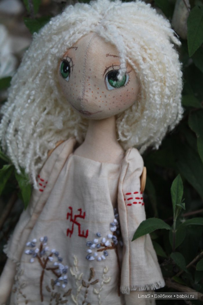 Ярина, пробные фото. Кукла из ткани (фото 3)