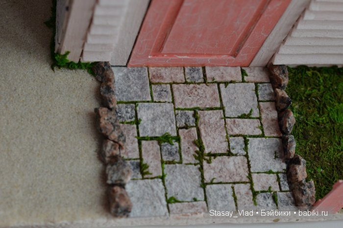 ФотоФон для кукол в стиле "Shabby Chic" 4 фотозоны в 1