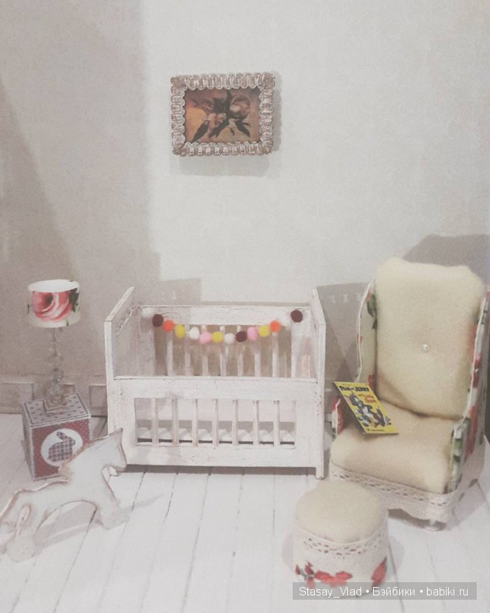 ФотоФон для кукол в стиле "Shabby Chic" 4 фотозоны в 1 (фото 10)