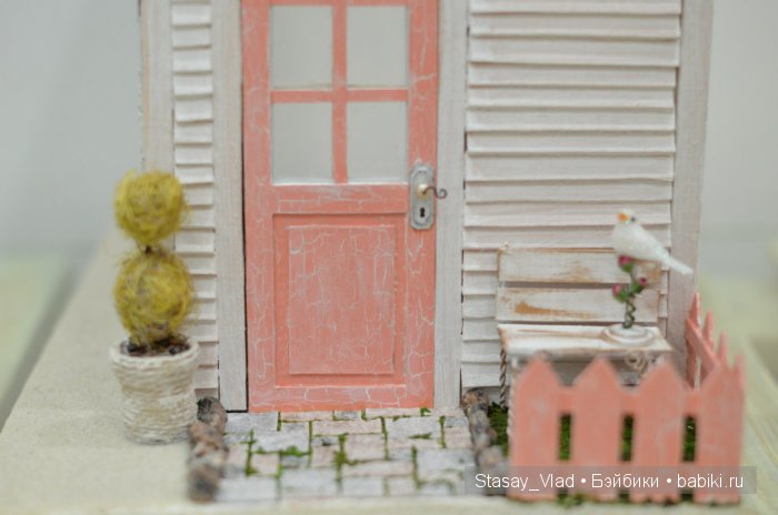 ФотоФон для кукол в стиле "Shabby Chic" 4 фотозоны в 1