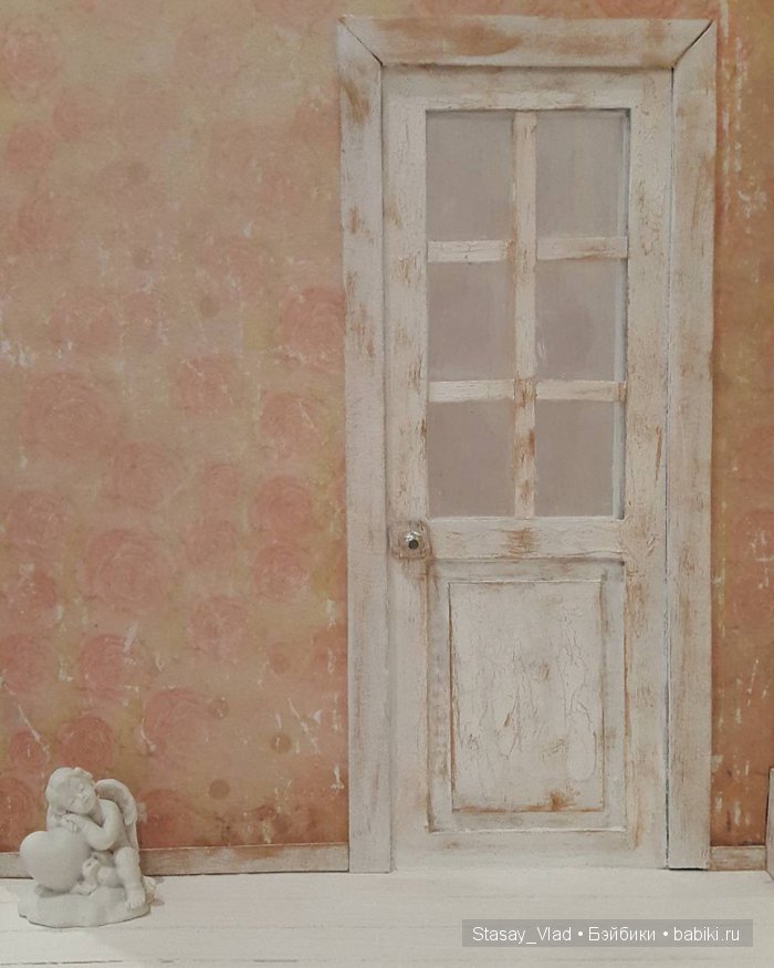 ФотоФон для кукол в стиле "Shabby Chic" 4 фотозоны в 1