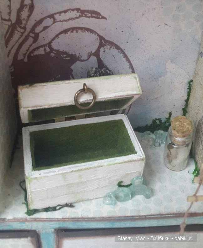 Мамины сокровища 3в1 "Кораблик" Альбом для фото, шкатулка, shadowbox (фото 10)