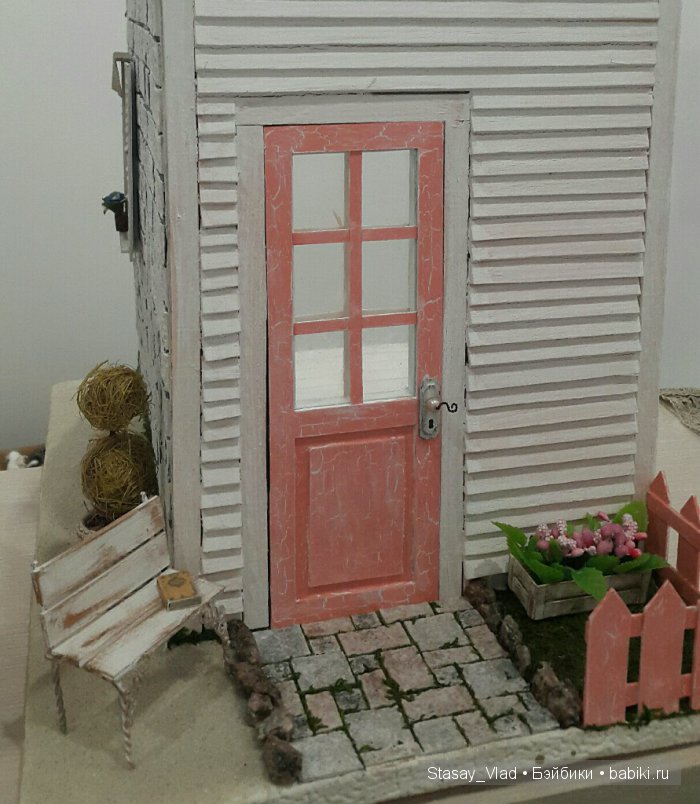 ФотоФон для кукол в стиле "Shabby Chic" 4 фотозоны в 1