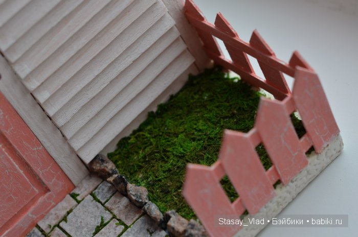 ФотоФон для кукол в стиле "Shabby Chic" 4 фотозоны в 1