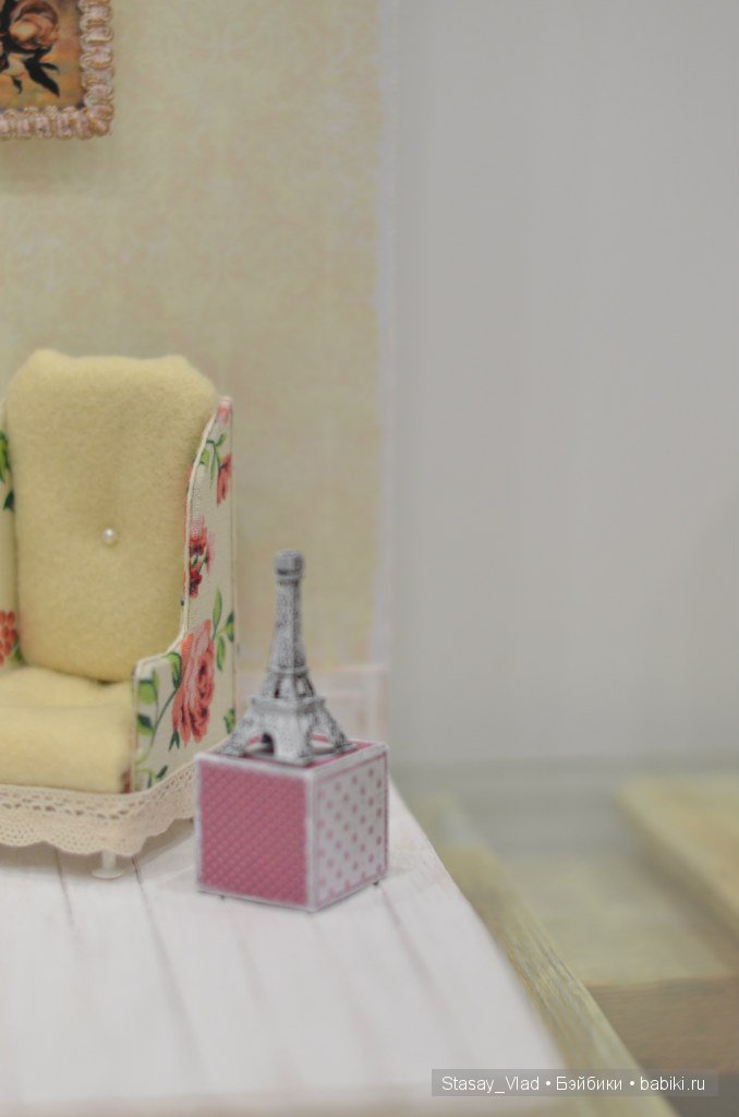 ФотоФон для кукол в стиле "Shabby Chic" 4 фотозоны в 1