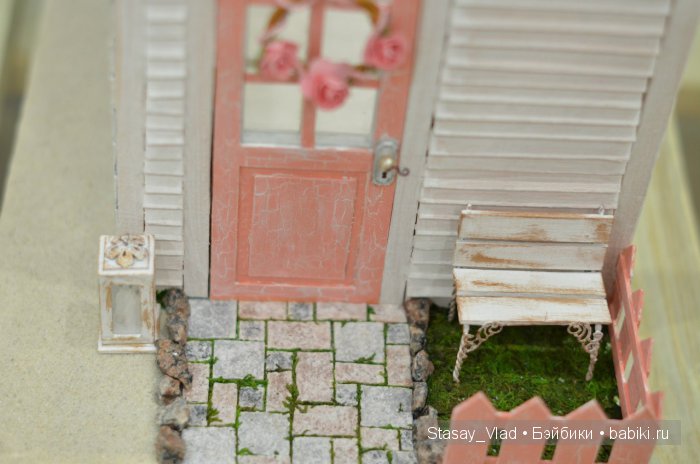 ФотоФон для кукол в стиле "Shabby Chic" 4 фотозоны в 1