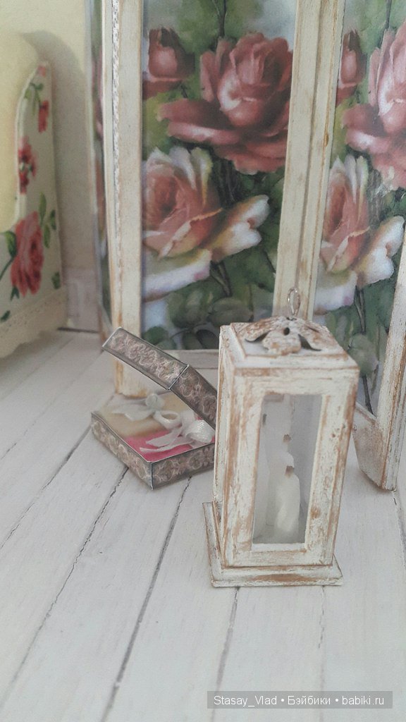 ФотоФон для кукол в стиле "Shabby Chic" 4 фотозоны в 1