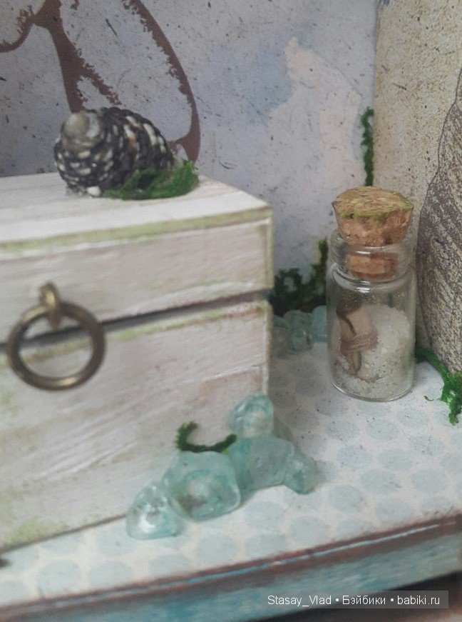 Мамины сокровища 3в1 "Кораблик" Альбом для фото, шкатулка, shadowbox (фото 9)