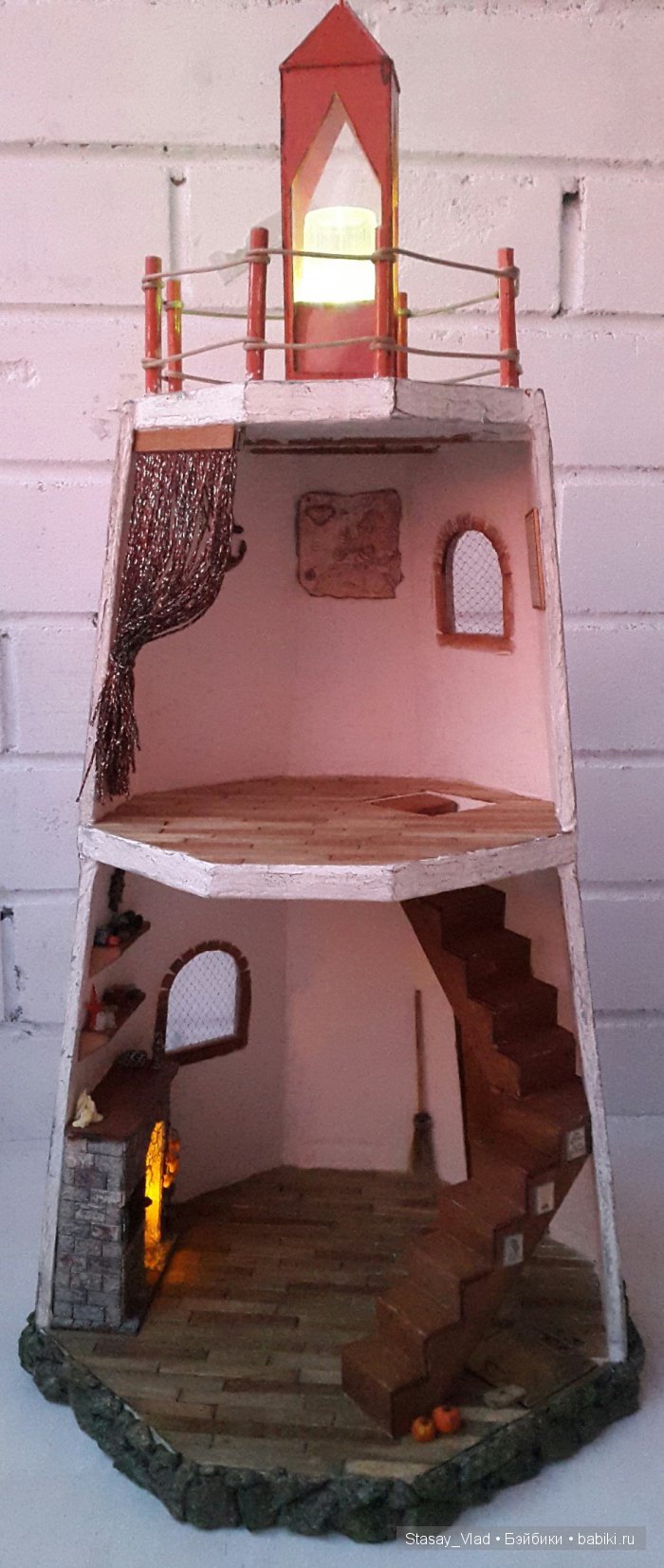 Маяк для Льва Аороновича — Румбоксы и кукольные интерьеры: фото (фото 2)