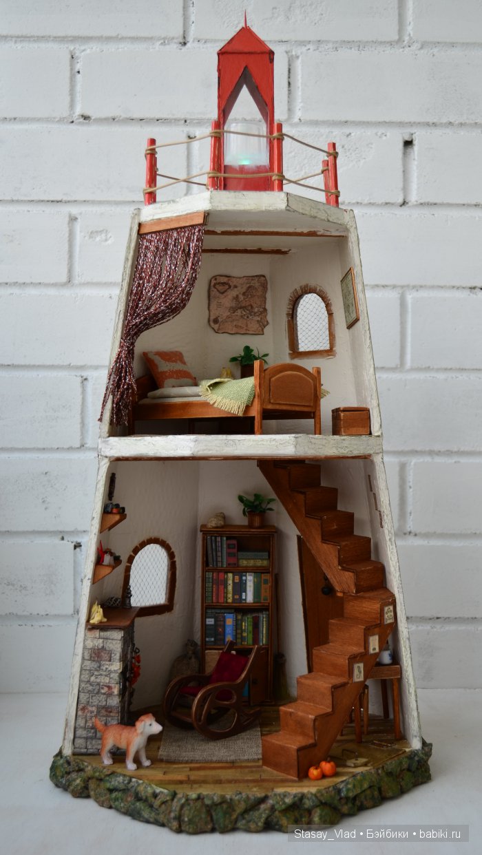 Маяк для Льва Аороновича — Румбоксы и кукольные интерьеры: фото (фото 4)