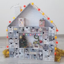 Адвент календарь с миниатюрой "Декабрь - самый волшебный месяц!"