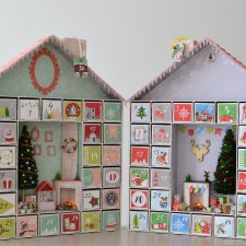 2 адвент календаря с миниатюрой для брата и сестры