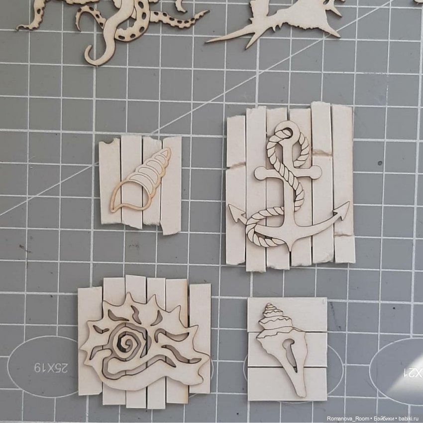 Простой мастер класс. Деревянное панно из картона (фото 4)