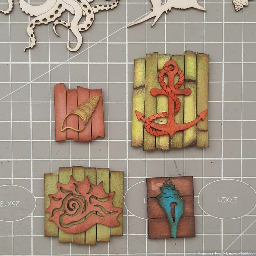 Простой мастер класс. Деревянное панно из картона (фото 9)