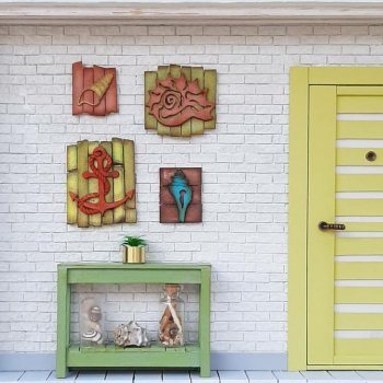 Простой мастер класс. Деревянное панно из картона