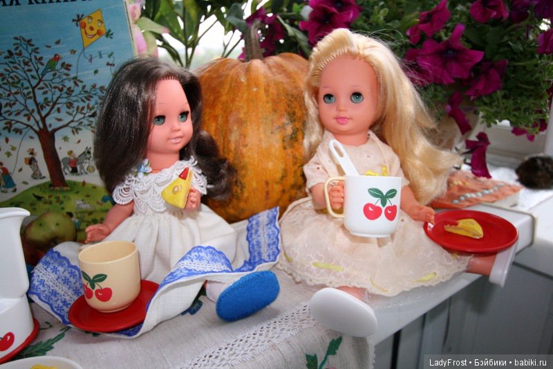 Осеннее чаепитие — Винтажные куклы ГДР (Немки): Бигги
