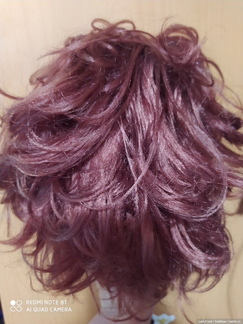 Из блондинки в "огонь" — Ремонт кукол СССР и ГДР (немок): чернота (фото 3)