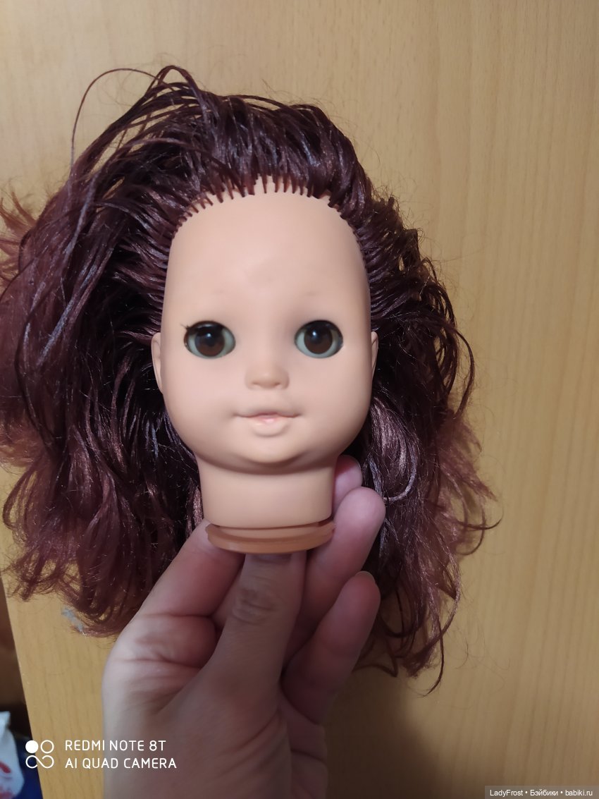 Из блондинки в "огонь" — Ремонт кукол СССР и ГДР (немок): чернота (фото 5)