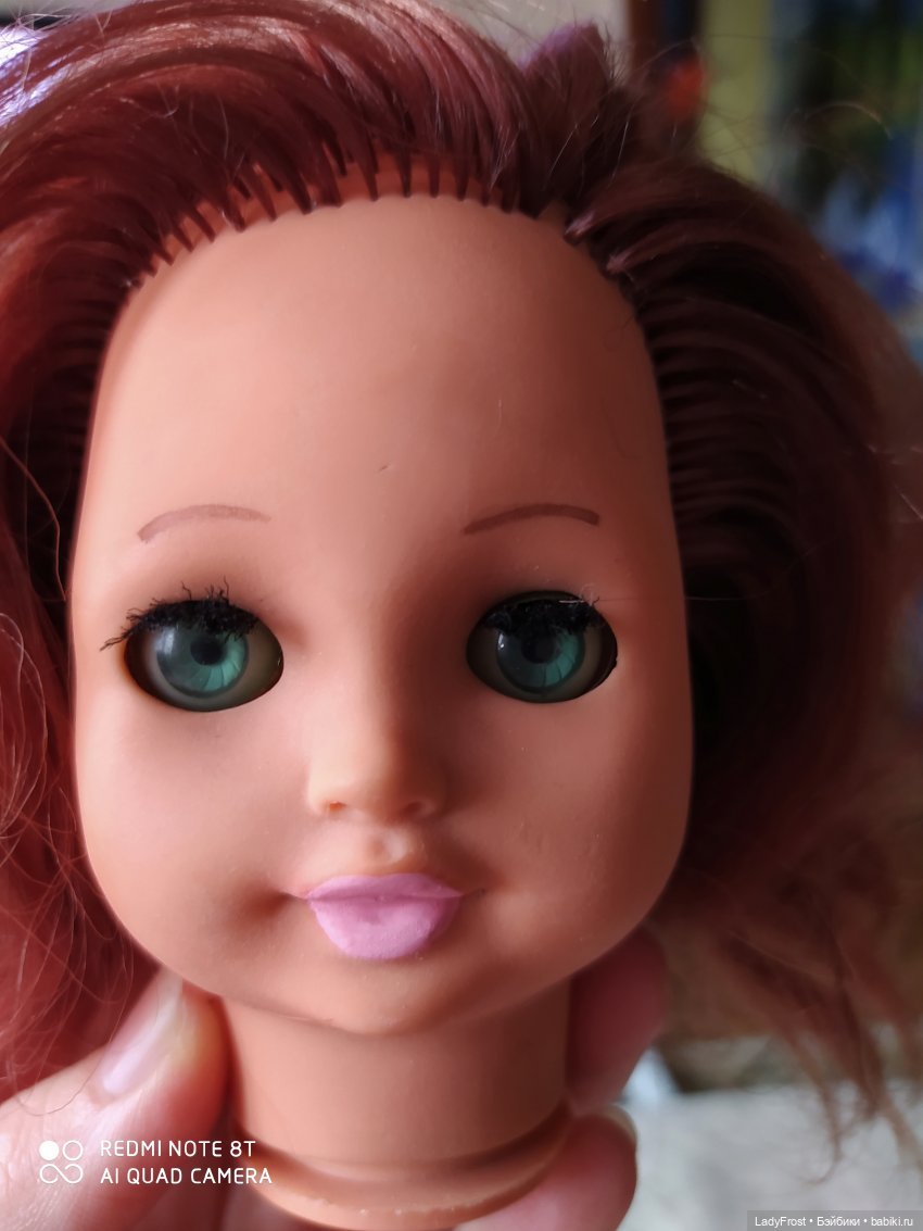 Из блондинки в "огонь" — Ремонт кукол СССР и ГДР (немок): чернота (фото 10)