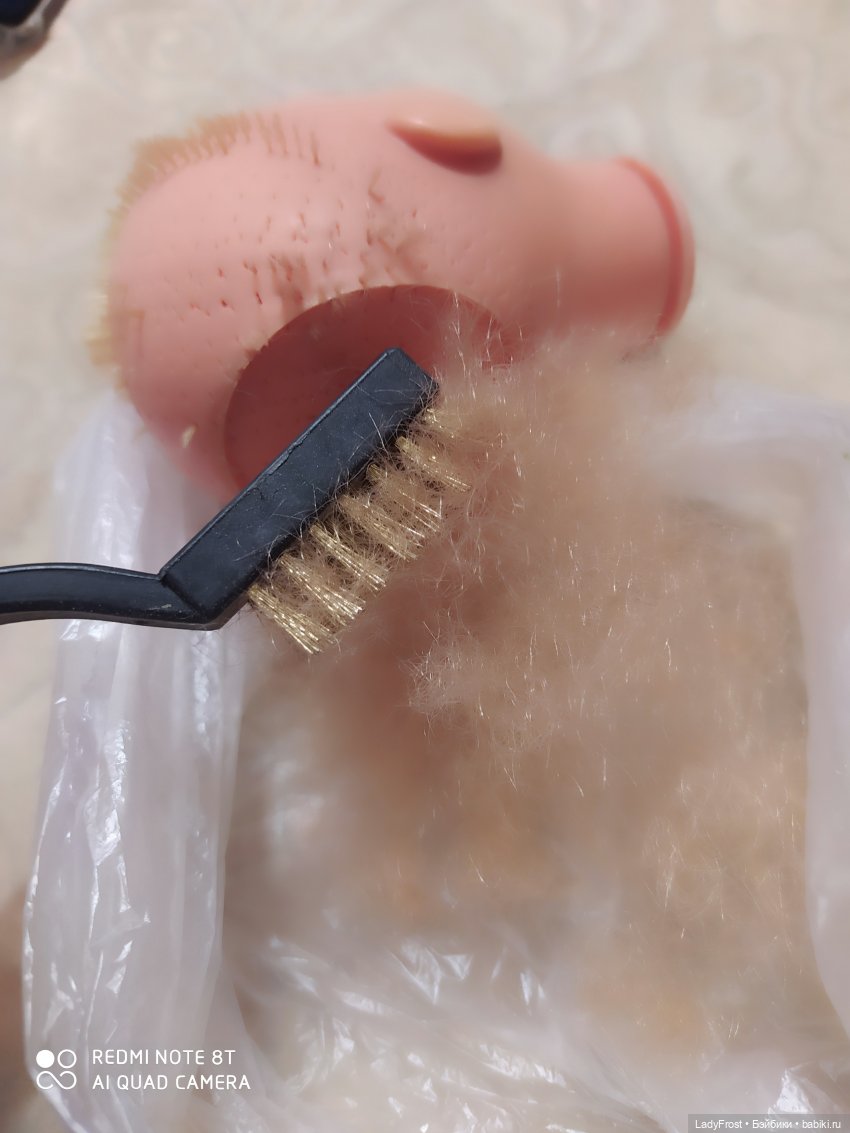 История о Миднайт — Ремонт кукол СССР и ГДР (немок): чернота (фото 6)