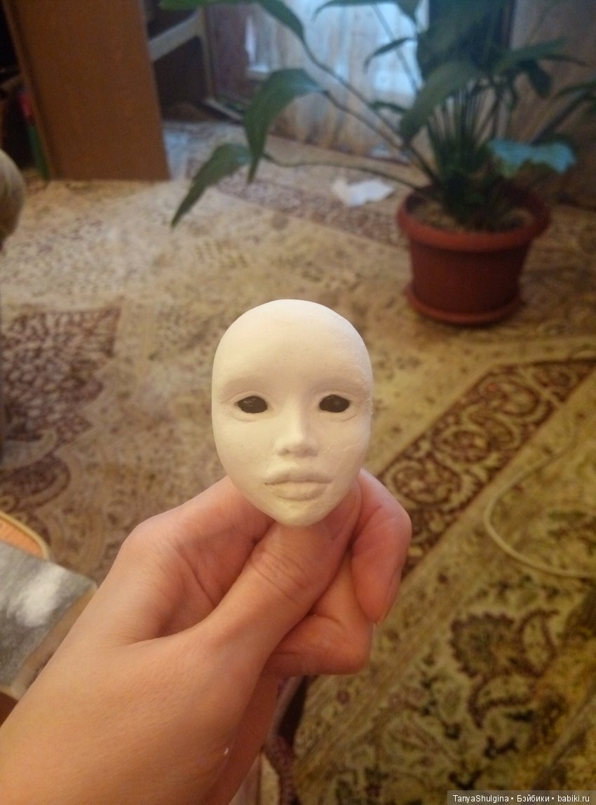 История создания моих первых шарнирных фарфоровых кукол: Милена (фото 3)