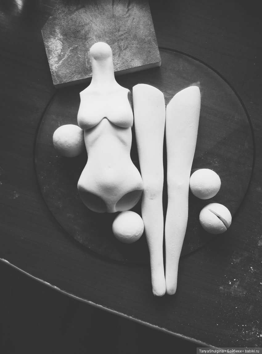 История создания моих первых шарнирных фарфоровых кукол: Милена