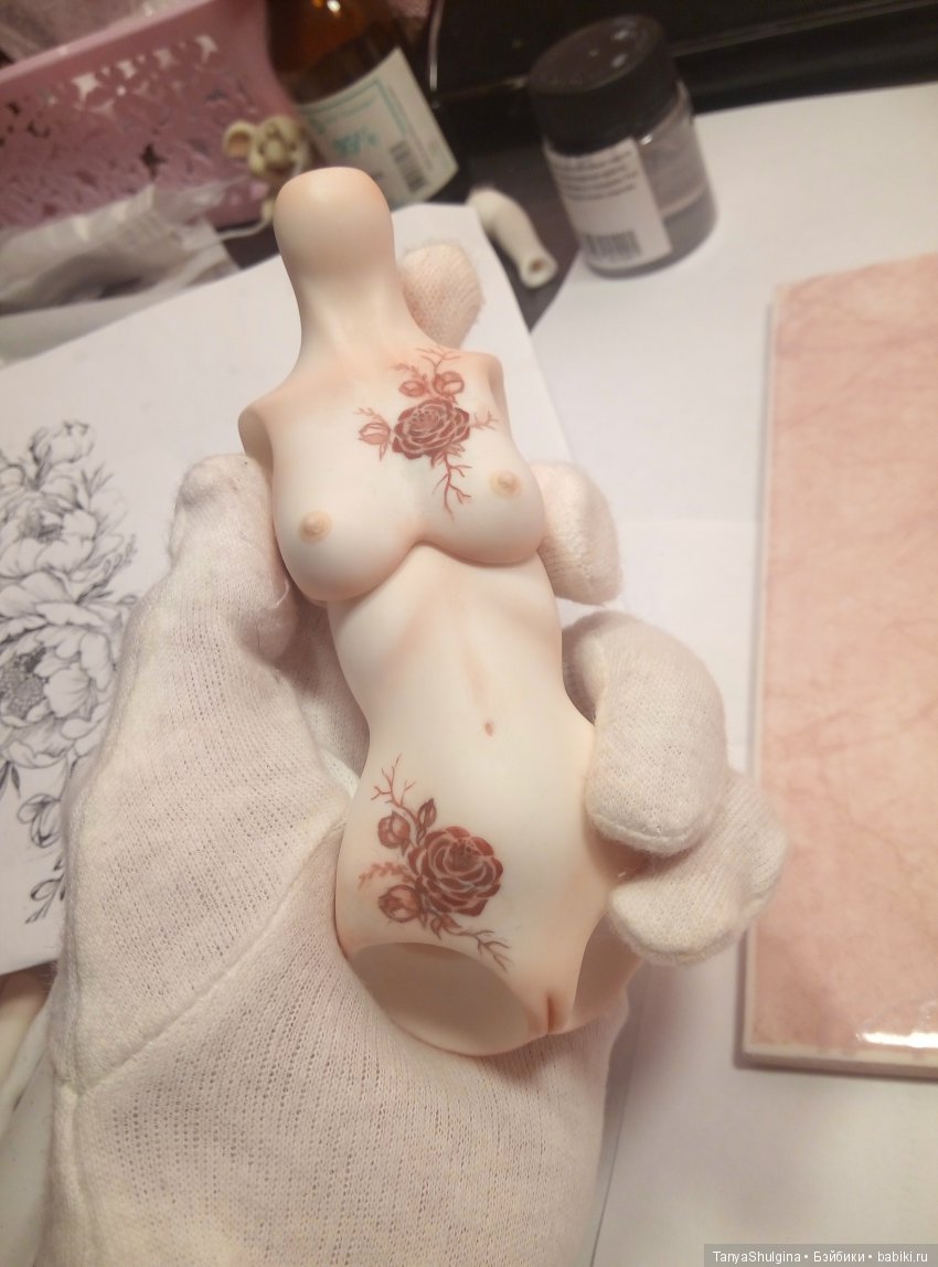 История создания моих первых шарнирных фарфоровых кукол: Милена