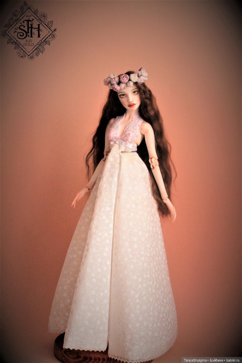 История создания моих первых шарнирных фарфоровых кукол: Любава (фото 9)