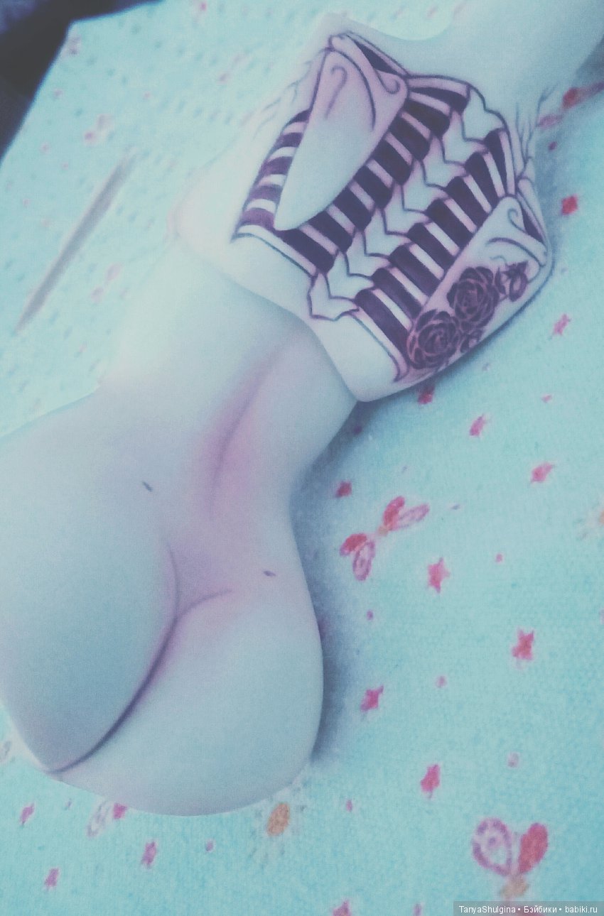 История создания моих первых шарнирных фарфоровых кукол: Любава (фото 4)