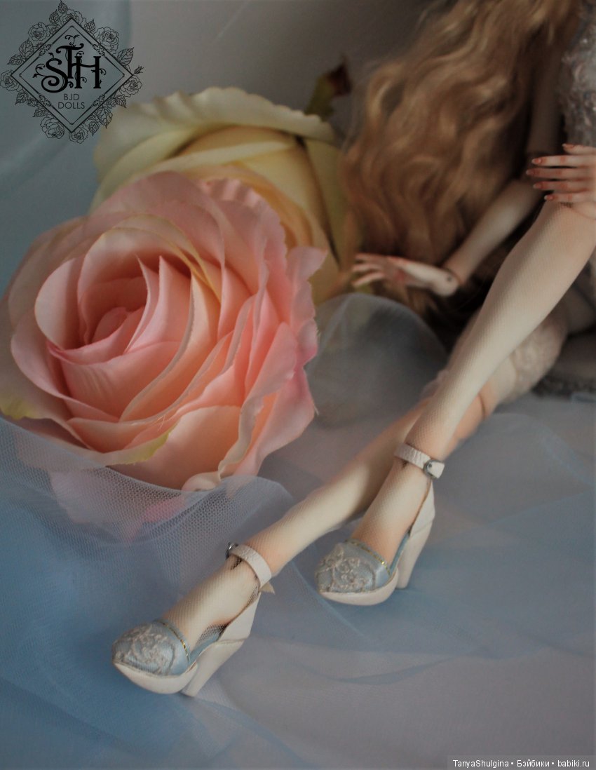 Оливия. Фарфоровая шарнирная кукла (фото 10)