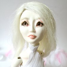 Авторская шарнирная кукла "Адель"