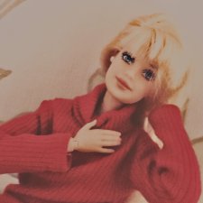 Девушка и уют.