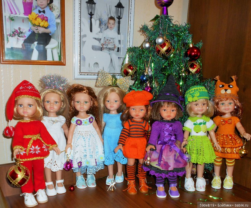 Куклы Паоло Рейны, карнавальные костюмы для кукол