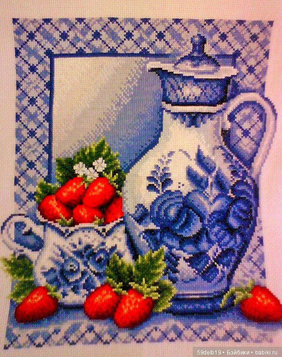 Вышивание нитками ,картины крестом