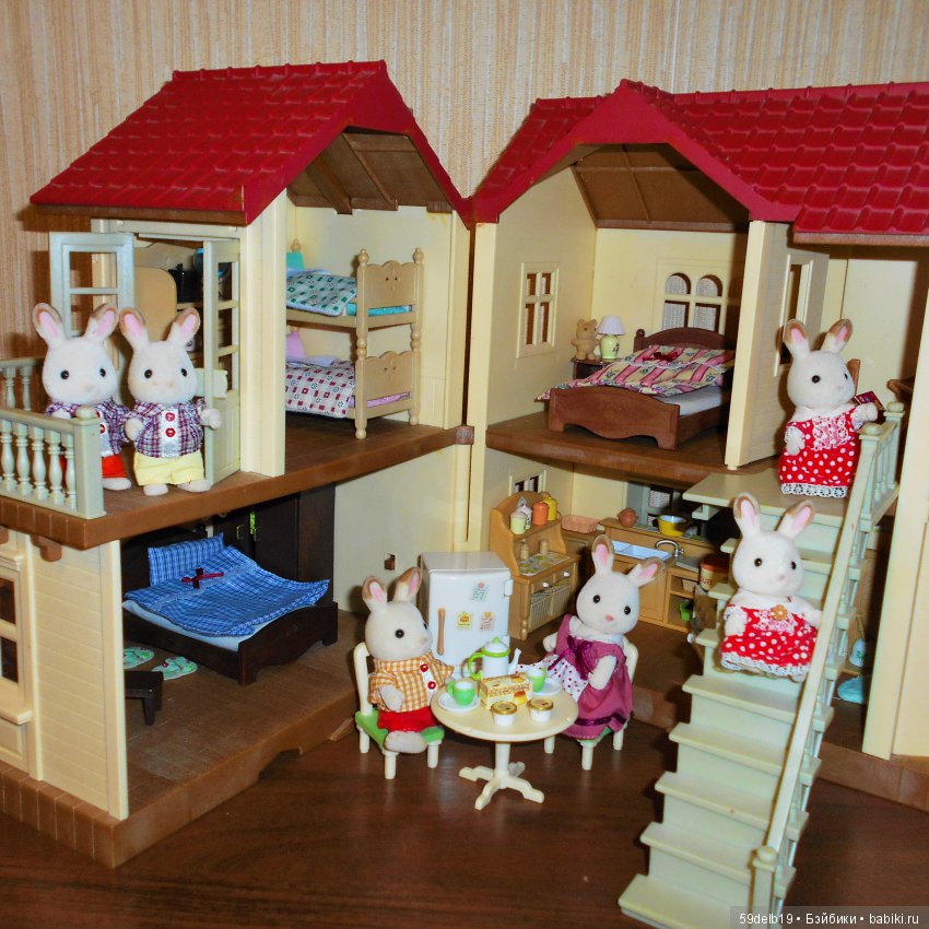 кукольный домик для зайчат