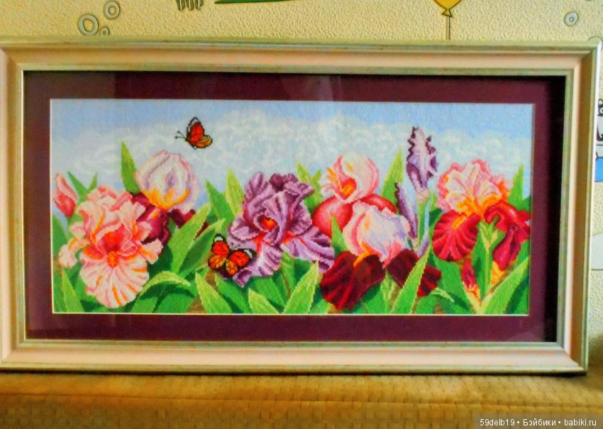 Картины крестом, ручная вышивка, вышивка мулине, счётный крест