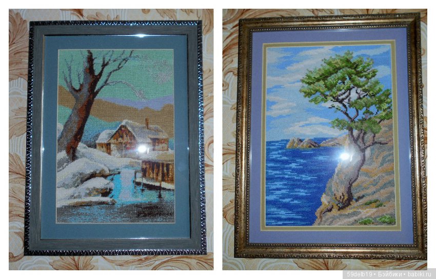 Картины крестом, ручная вышивка, вышивка мулине, счётный крест