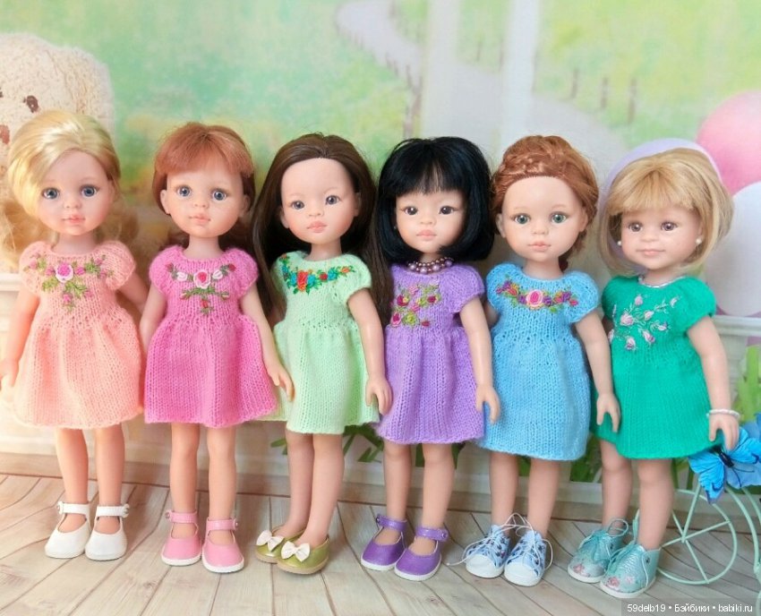 Одежда для кукол Паола Рейна, ручная работа