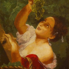 Картина крестом "Итальянский полдень"