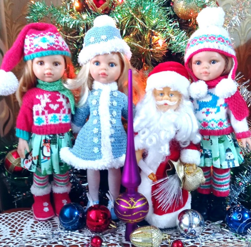 Ёлка, куклы, Новый Год — Домашние коллекции кукол: фото собраний